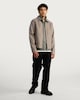 image 3 of The F&F Edit Faux Suede Zip Through Collared Jacket in Grey
