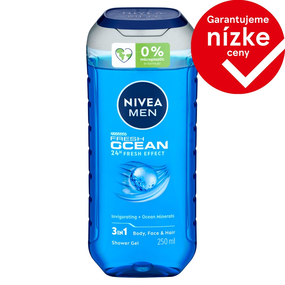 obrázok 1 z Nivea Men Fresh Ocean 3 v 1 Sprchovací gél 250 ml