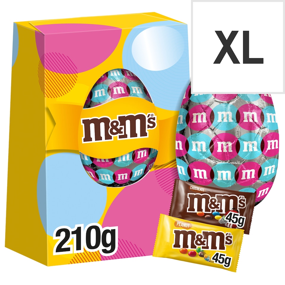 M&M's Mixed Milk Chocolate Easter Egg 210g