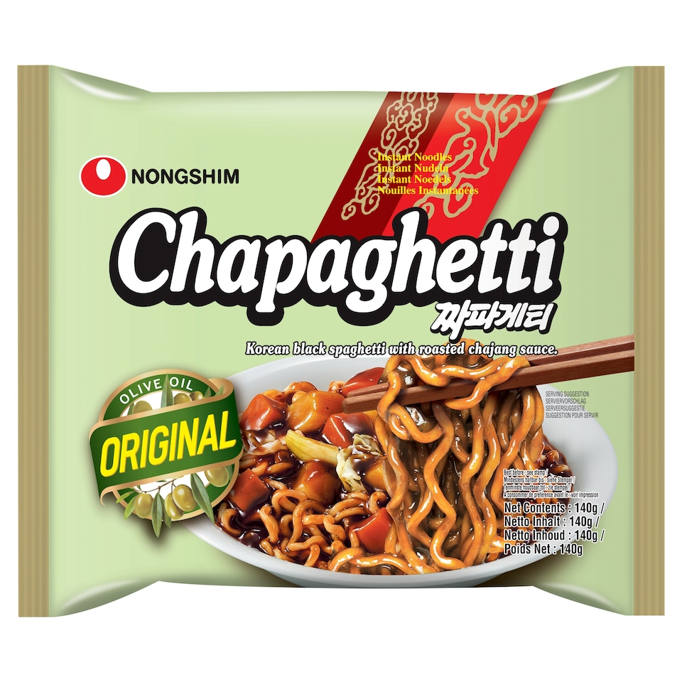 Nongshim Instantní nudle s příchutí černých sójových bobů chapagetti 140g