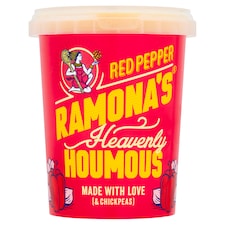 Ramona's Heavenly Houmous Red Pepper 500g