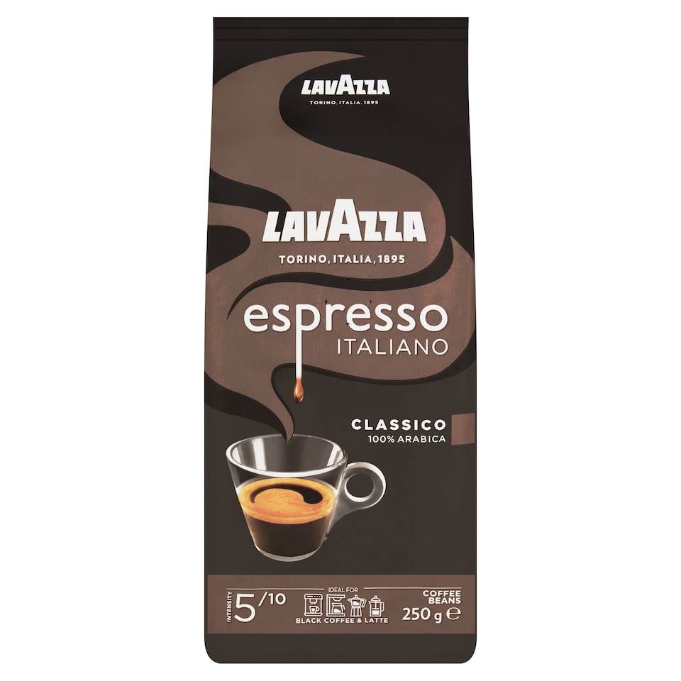 image 1 of Lavazza Espresso Italiano Classico Roasted Coffee Beans 250 g