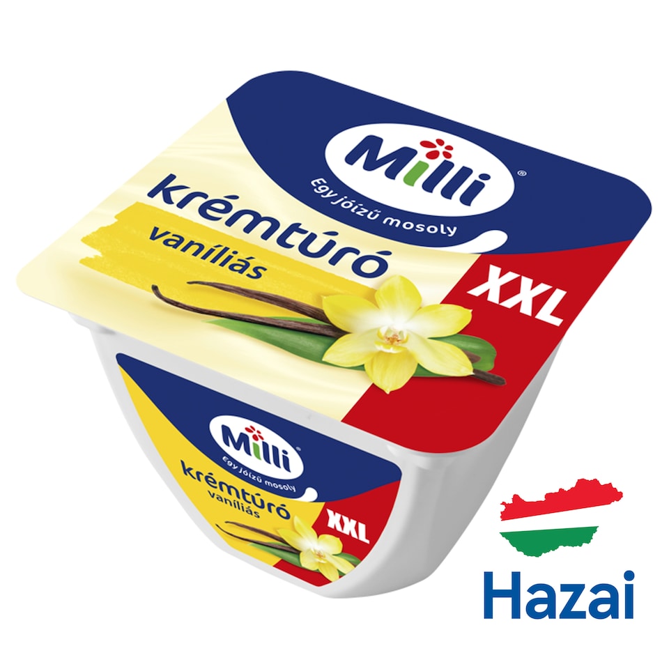 Milli XXL vaníliás krémtúró 150 g