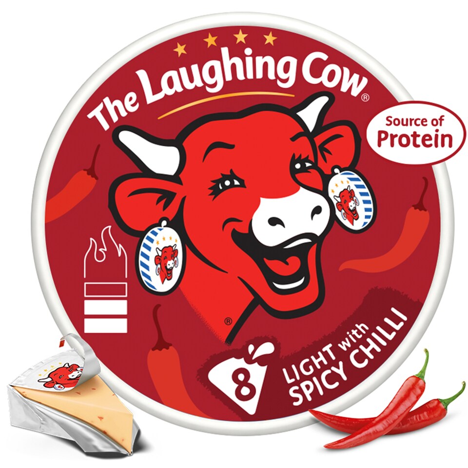 image 1 of THE LAUGHING COW 8 triangles Light with spicy chilli 120g