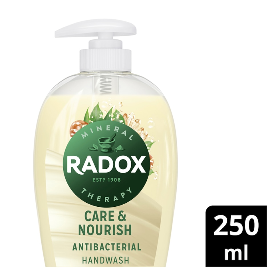 image 1 of Radox Care & Nourish Liquid Soap Antibacterial Handwash 250ml