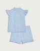 image 2 of Disney Moana 2-Piece Pure Cotton Shorts Pyjama Set in Blue