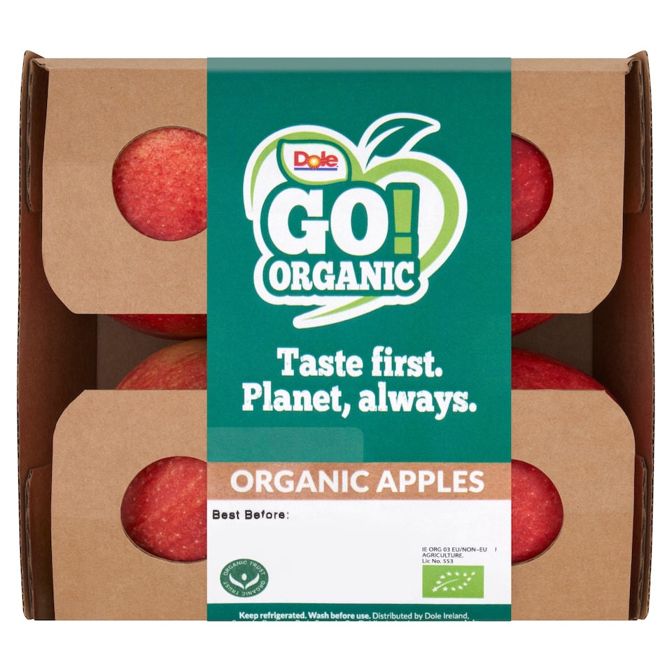 Dole Go Organic Apple 4 pack