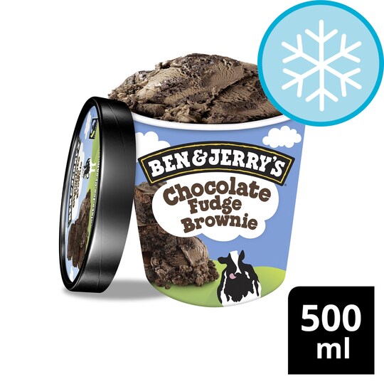 tesco ben and jerry's chocolate fudge brownie