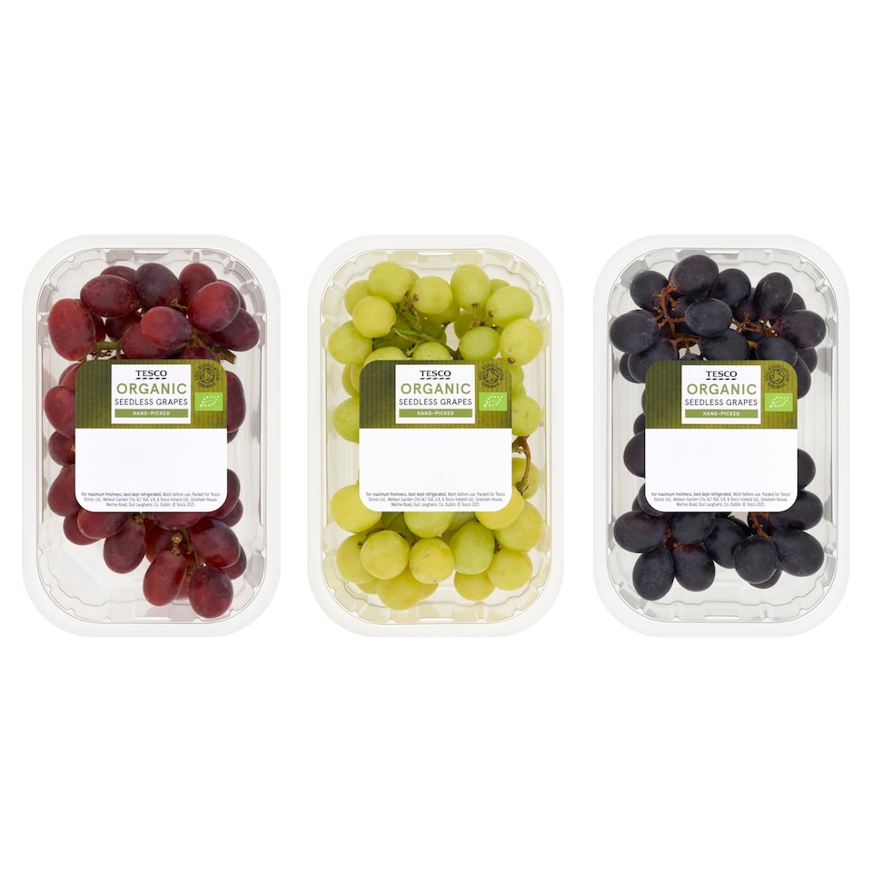 image 1 of Tesco Organic Grapes 300g