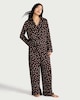 image 2 of F&F 2-Piece CoolEase™ Satin Polka Dot Revere Pyjama Set in Chocolate