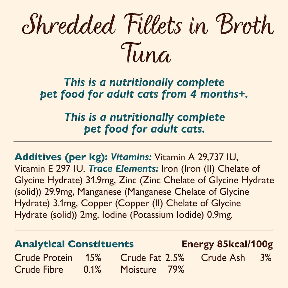 image 1 of Lily's Kitchen Shredded Fillets in Broth Cat Food Multipack 4x70g