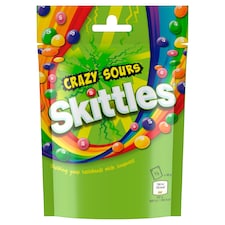Skittles Crazy Sour Fruit Sweets 136G