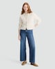 image 2 of F&F Textured Knit Button Detail Cardigan in Cream