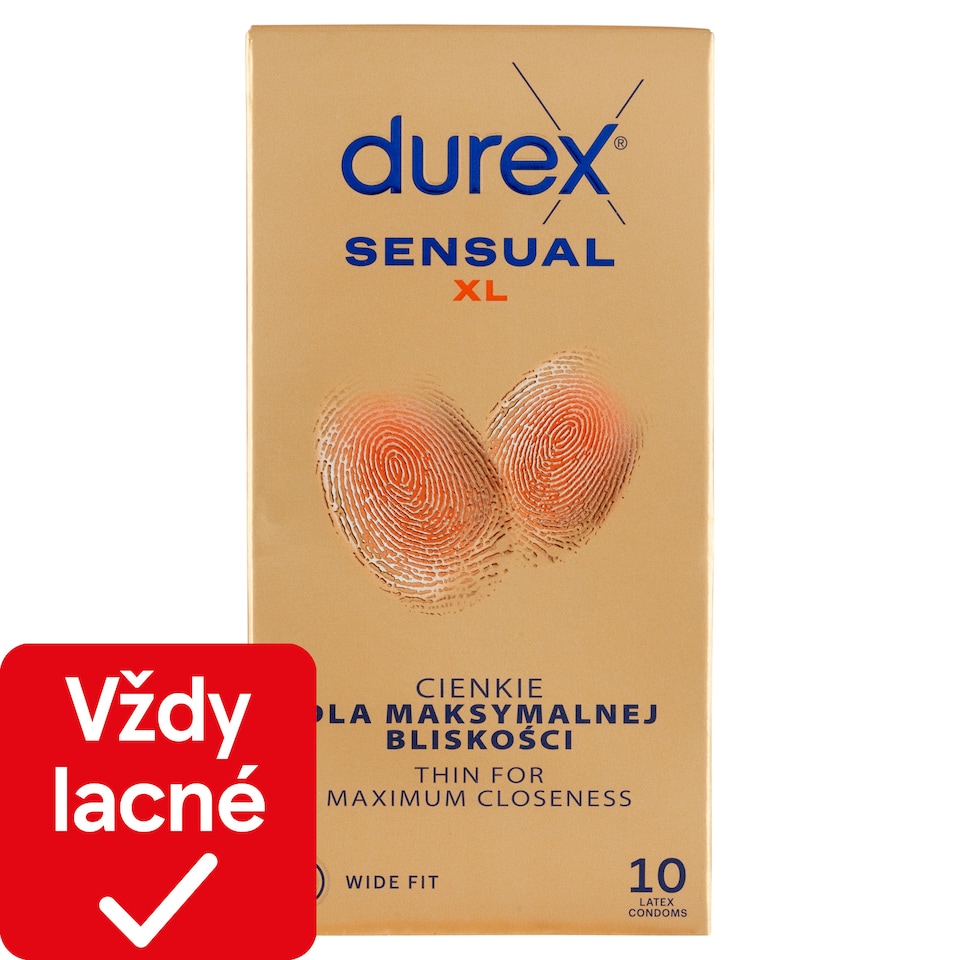 obrázok 1 z Durex Sensual prezervatívy XL 10 ks