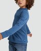 image 2 of F&F Boys Pure Cotton Long Sleeved T-Shirt in Blue