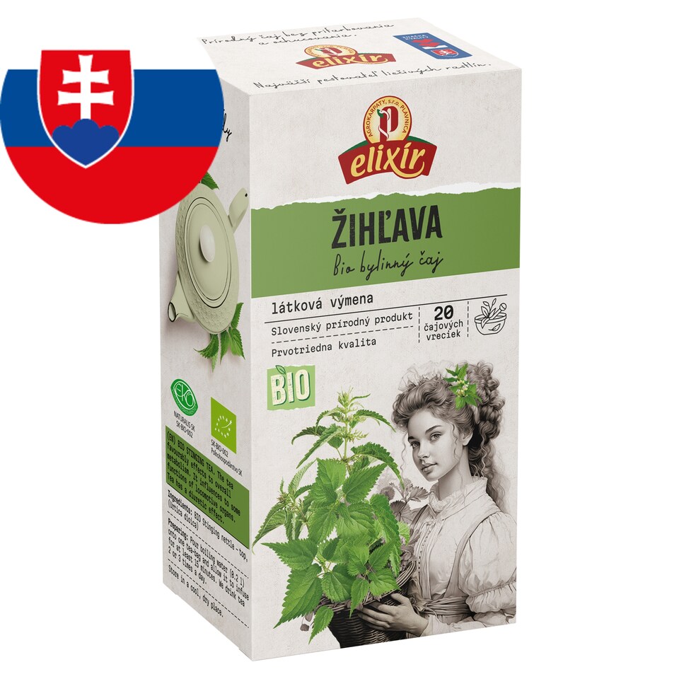 Elixír Organic Stinging Nettle Herbal Tea 20 x 2 g (40 g)
