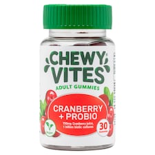Chewy Vites Adult Cranberry + Probio Gummies 30 Pack