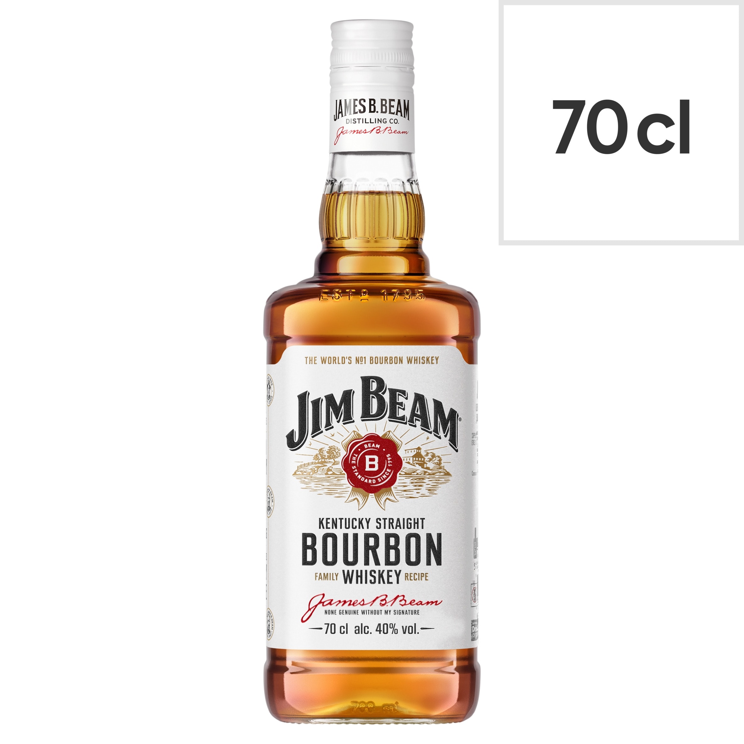 Jim Beam White Bourbon 70Cl