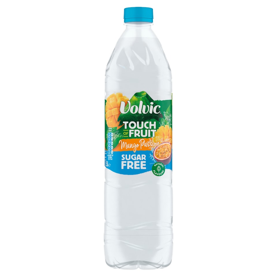 Volvic Touch Of Fruit Mango Passion Sugar Free Still Flavoured Water 1.5L