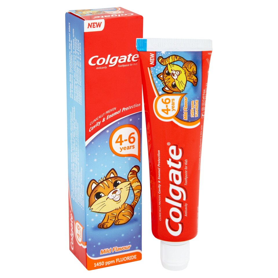image 1 of Colgate Kids Toothpaste 4-6 Years 50Ml
