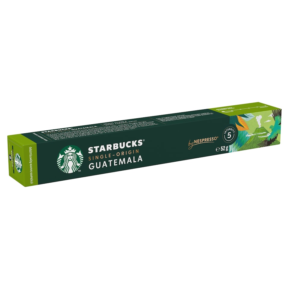 Starbucks by Nespresso Guatemala őrölt pörkölt kávé 10 kapszula 52 g   1. kép
