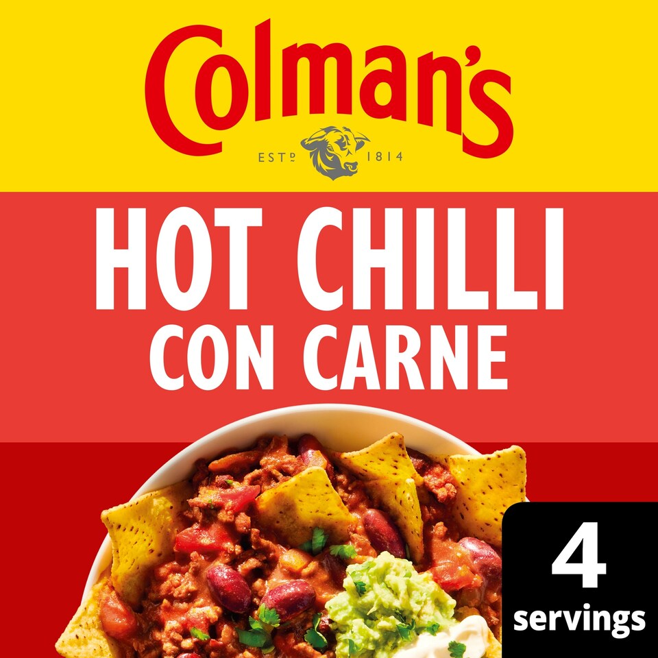 image 1 of Colman's Hot Chilli Con Carne Recipe Mix 37G