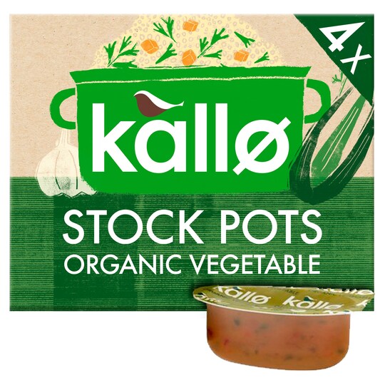 Kallo Organic Vegetable Stock Pot 96G