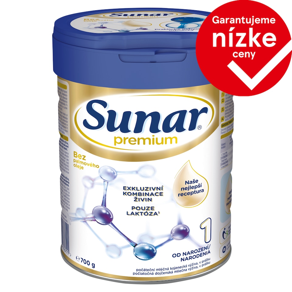 obrázok 1 z Sunar Premium 1 počiatočné dojčenské mlieko 700 g