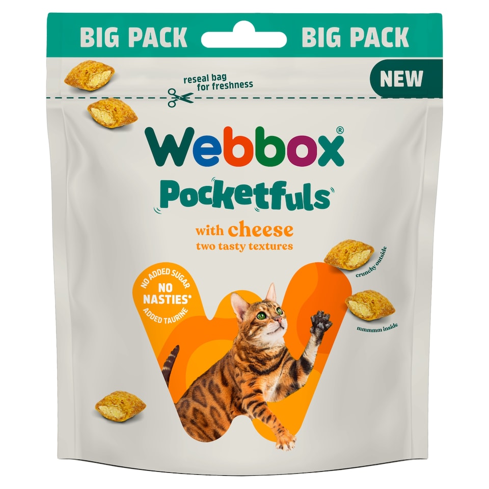 Webbox Pocketfuls Cheese 200g