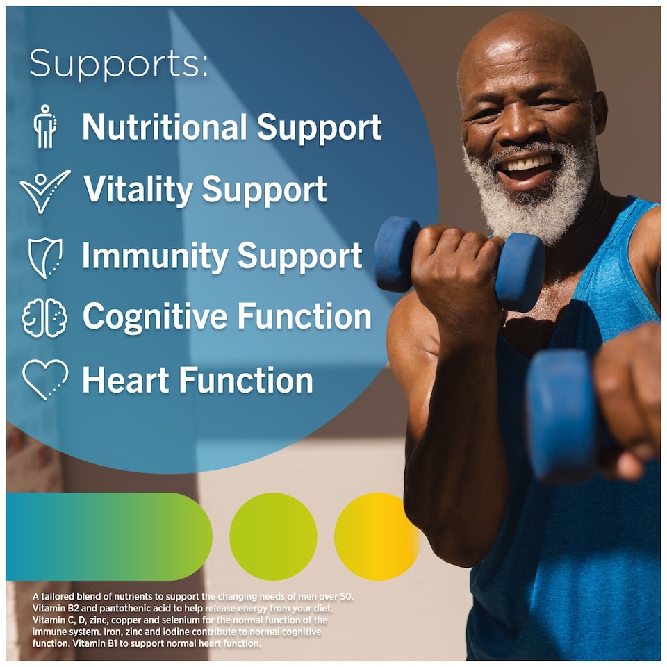 image 1 of Centrum Men 50+ Multivitamin Tablets 30s