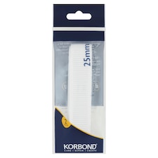Non Roll Elastic 25Mm X 2M