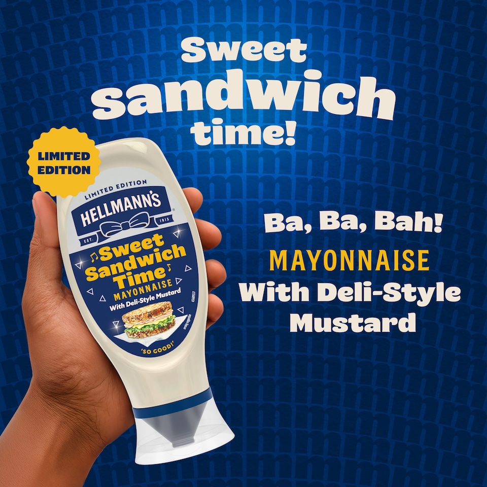 image 1 of Hellmann’s Sweet Sandwich Time Mayonnaise with Mustard Limited Edition 430 Ml