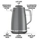 image 2 of Breville Lustra Grey Kettle