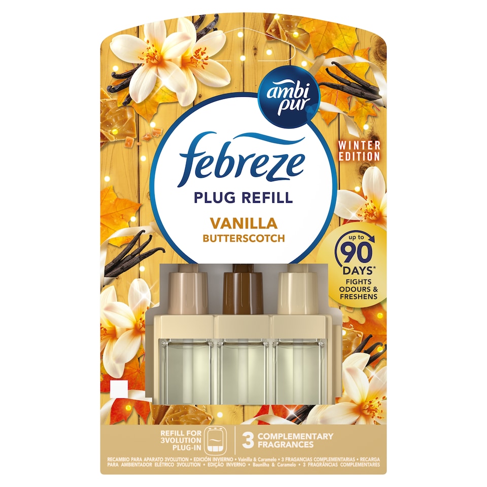 image 1 of Febreze Plug Refill Sun-Kissed Vanilla 20ml