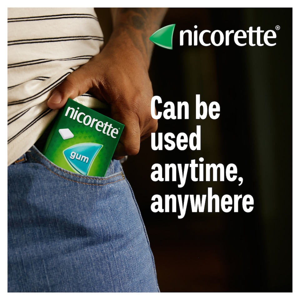 image 1 of Nicorette Stop Smoking Aid 2mg Nicotine Gum - Freshmint 105s