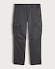 image 5 of F&F Straight Fit Cotton Rich Cargo Trousers in Grey