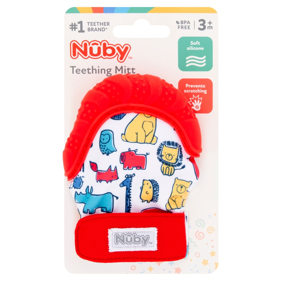 image 1 of Nuby Teething Mitt