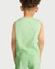 image 3 of F&F Boys Pure Cotton Vest in Green