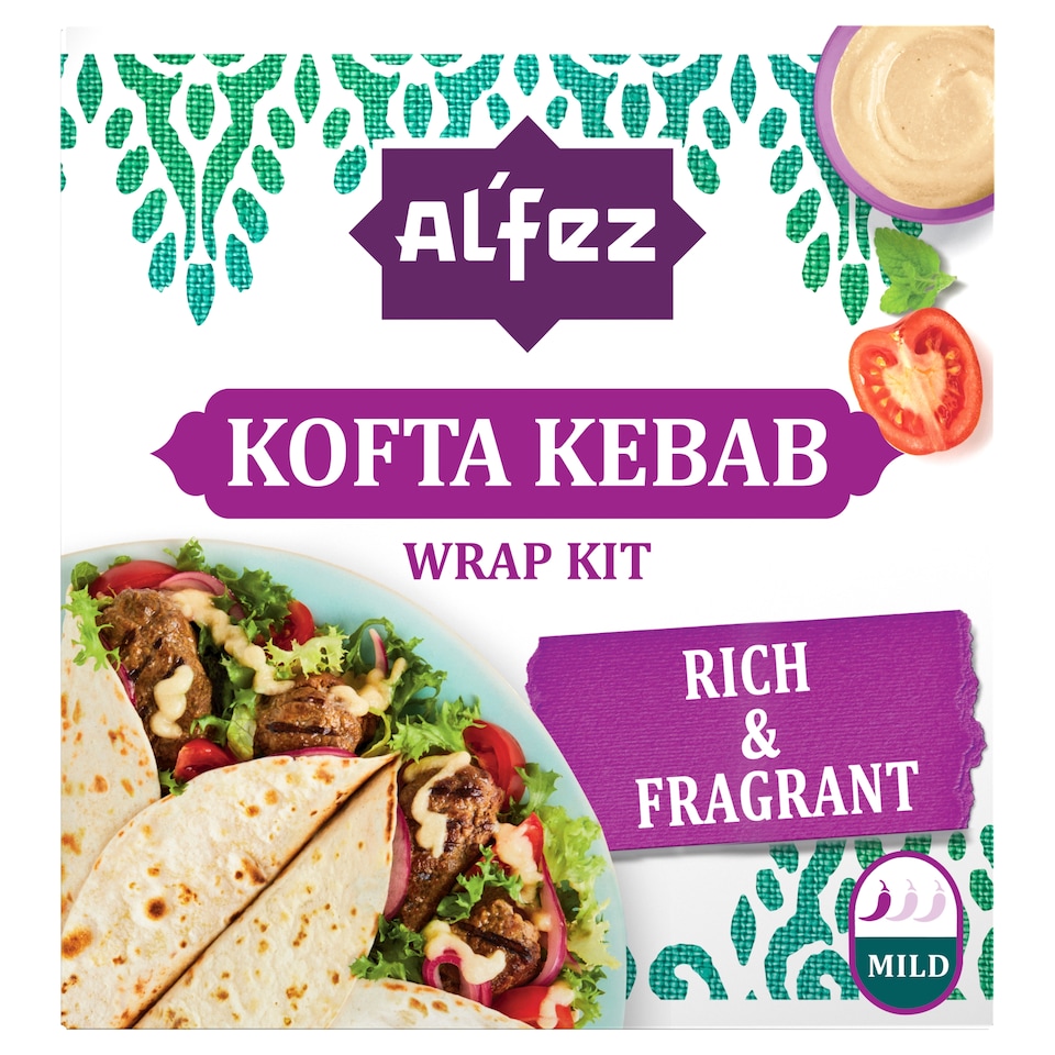 image 1 of Al'Fez Kofta Kebab Wrap Kit 410g