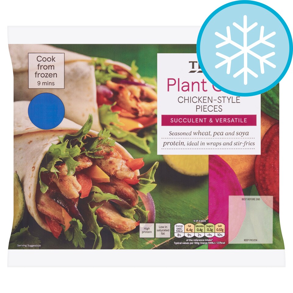 Tesco Plant Chef ChickenStyle Pieces 300G Tesco Groceries