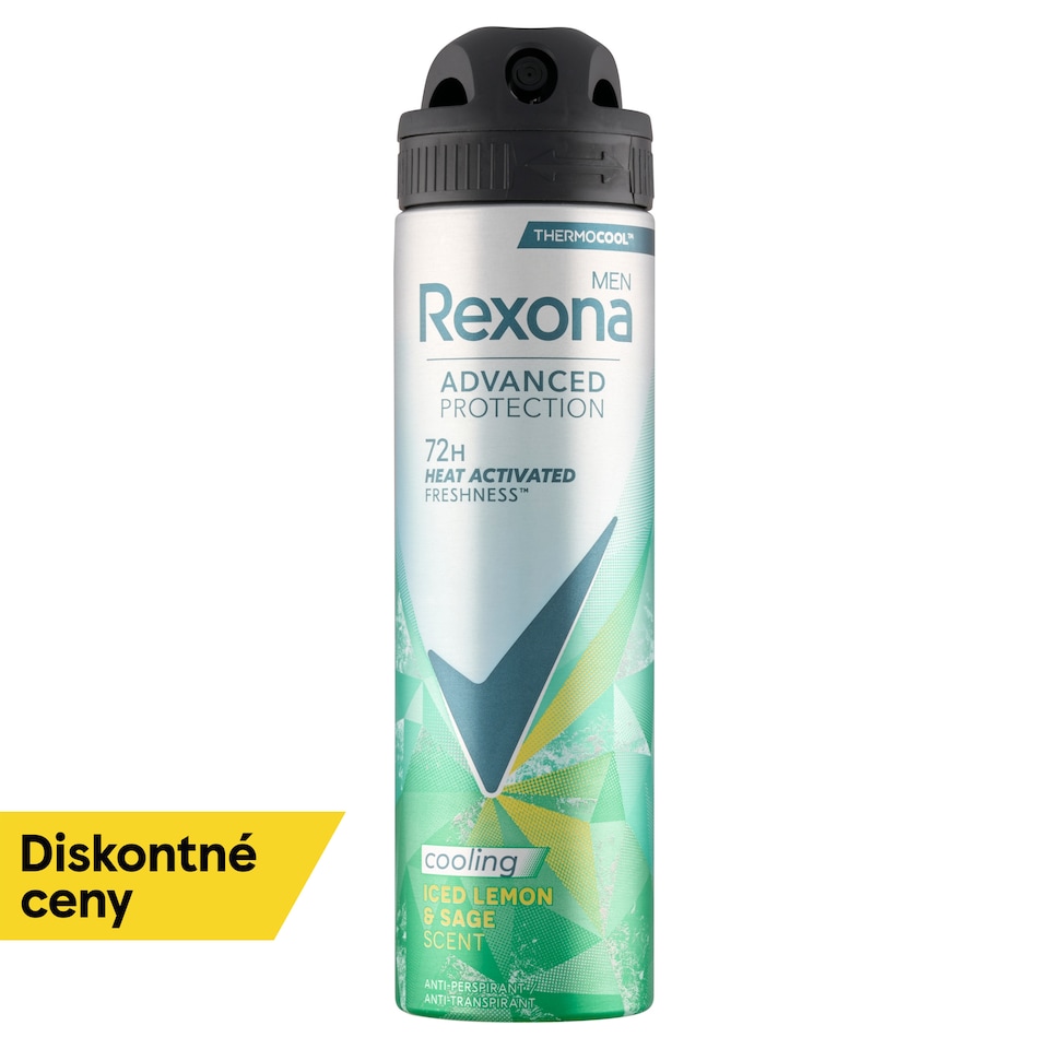 obrázok 1 z Rexona Men Advanced Protection Iced Lemon & Sage antiperspirant sprej s chladivým efektom 150 ml