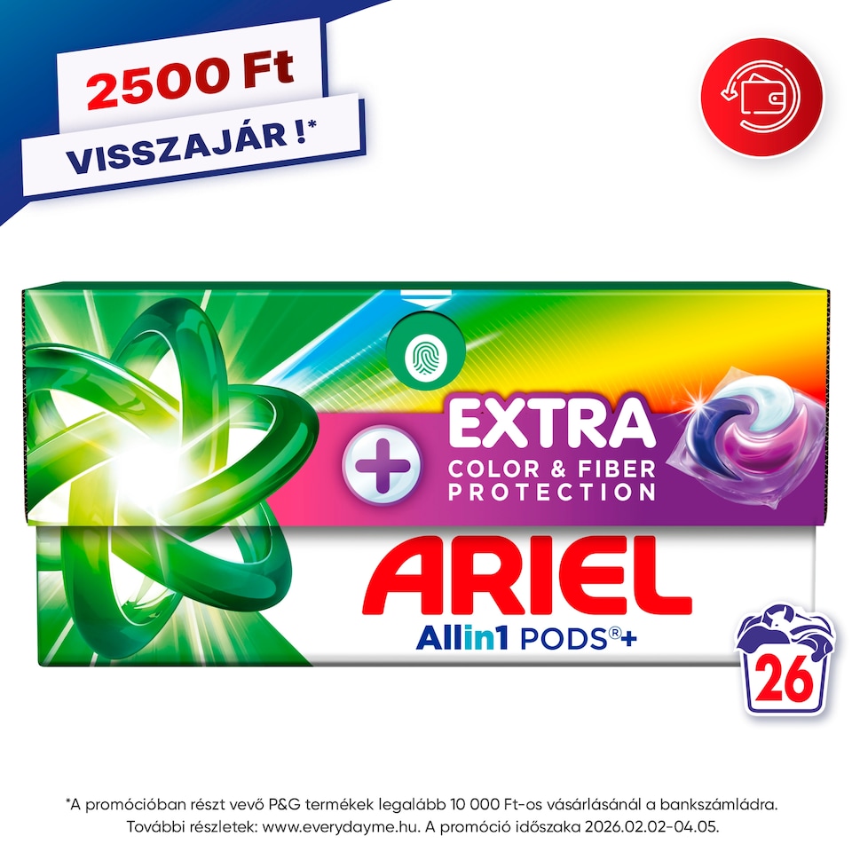 image 1 of Ariel Allin1 PODS®+, Washing Liquid Capsules 26 Washes