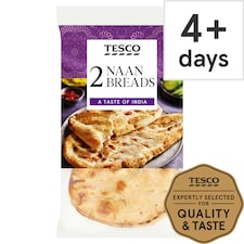 Tesco Naan Breads 320G