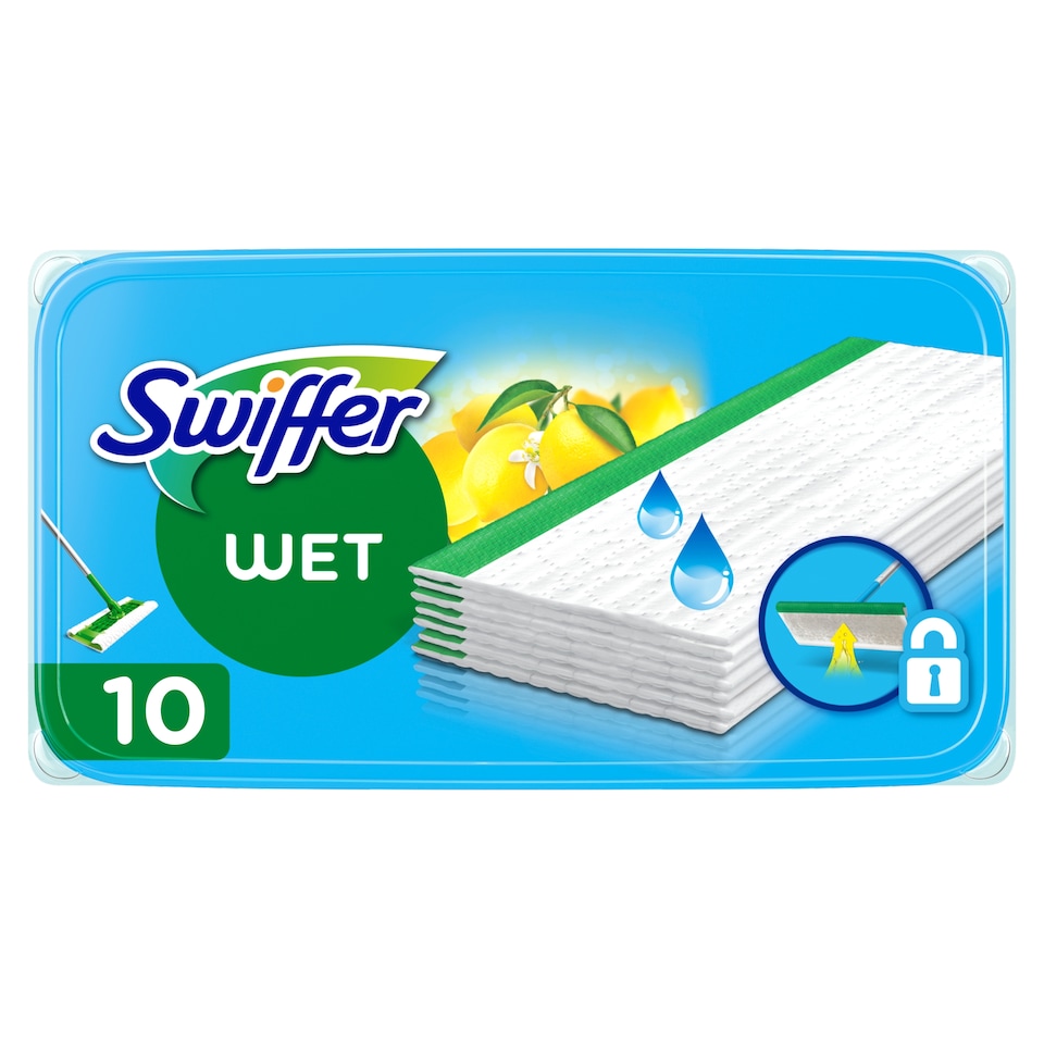 image 1 of Swiffer Vlhčené Utierky Na Podlahu S Citrus Fresh Vôňou x10