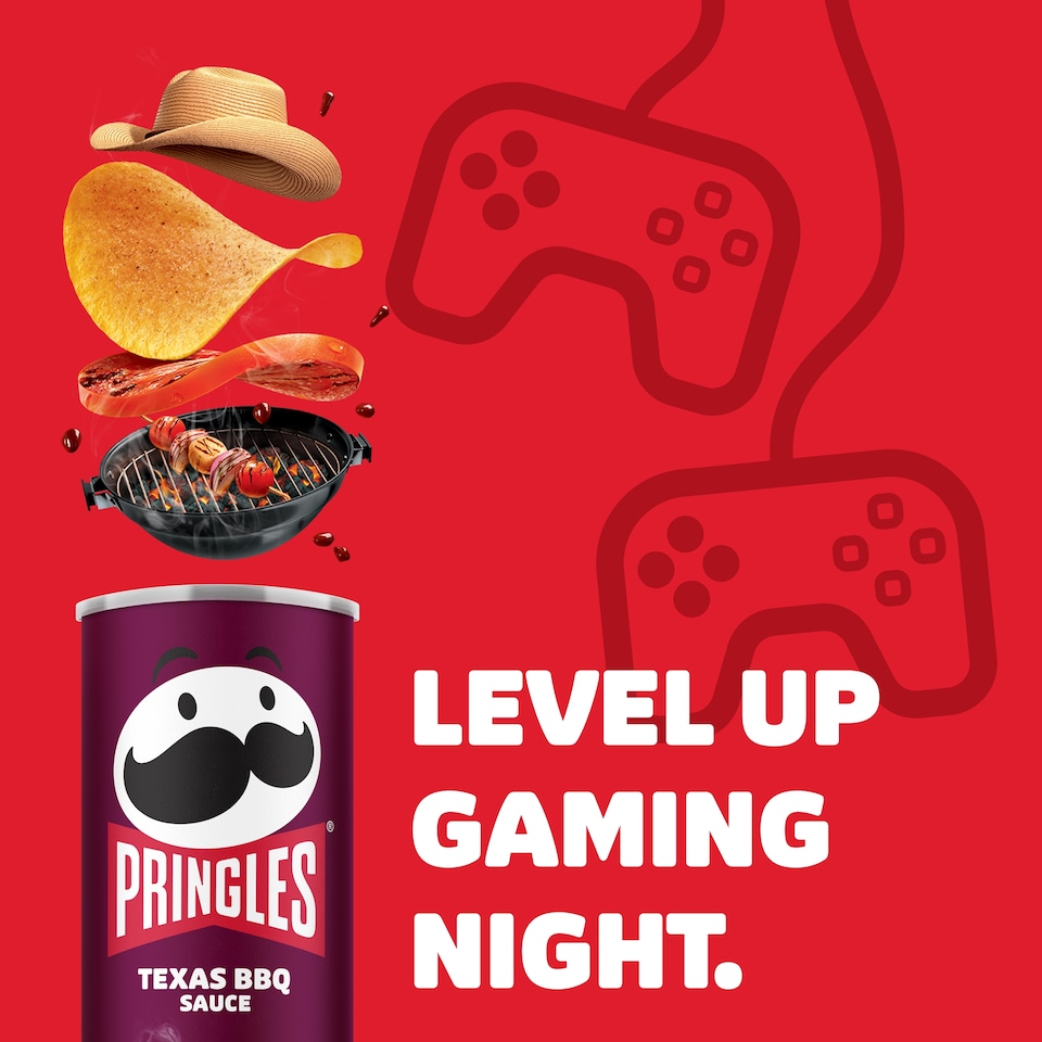 image 1 of Pringles Texas Bbq Crisps 165G