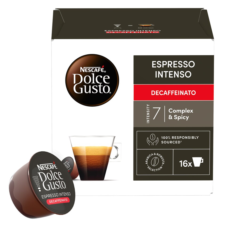 obrázok 1 z NESCAFÉ Dolce Gusto Espresso Decaffeinato - káva v kapsulách - 16 kapsúl v balení