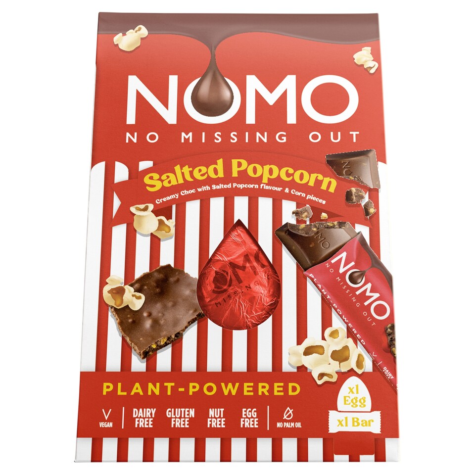 NOMO Salted Popcorn Egg & Bar 158g