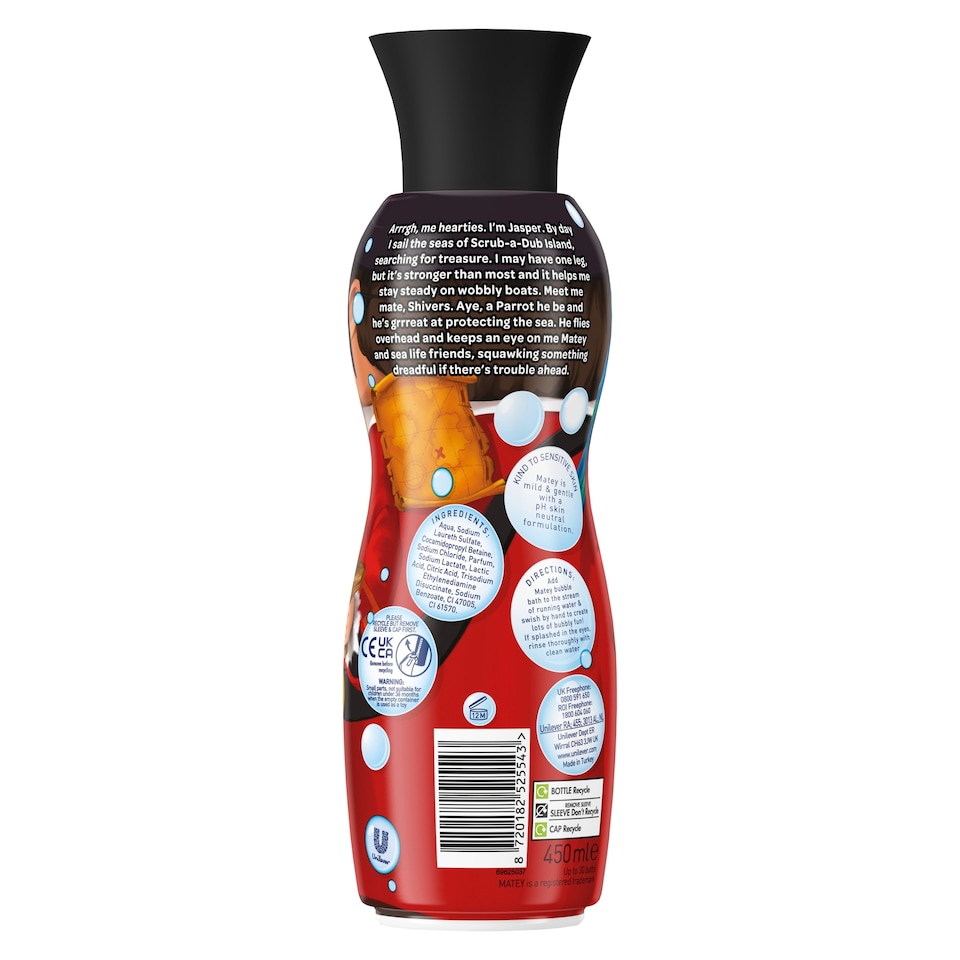 image 1 of MATEY BUBBLE BATH JASPER 450ML