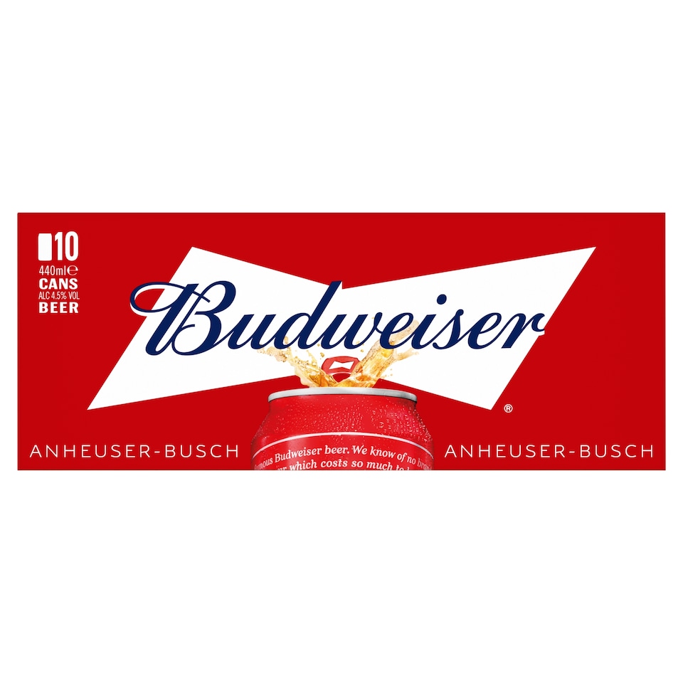 Budweiser Lager 10 X 440Ml