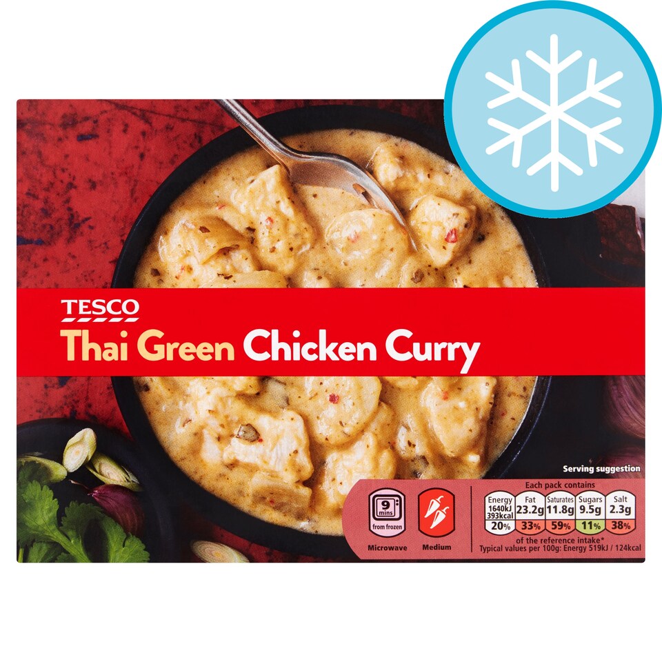 Tesco Thai Green Chicken Curry 350g - Tesco Groceries